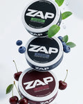 ZAP Energy Pouches 3er Bundle - Spearmint, Blueberry & Black Cherry | 100–150 mg Koffein